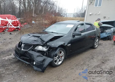 2008 Pontiac G8 из США, поврежденный, VIN 6G2ER57718L122203
